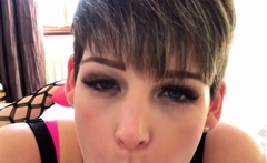 Amateur brunette ariana marie solo toying