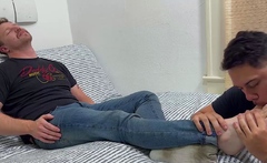 Dan Edwards Worship His Boyfriends Russ Big Feet
