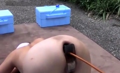 Asian Huge Buttolug Enema