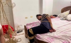 Selfgags Femdom Bondage - Dominant Girlfriend Practices Her