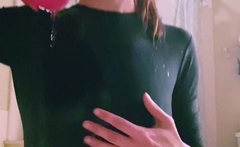 Amateur brunette ariana marie solo toying