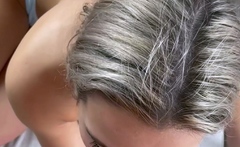 Amateur Blond Give Nice POV Blowjob
