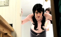 Allison's Bare Breasted Punishment