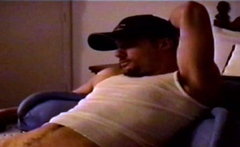 Handsome stud gave blowjob to gay
