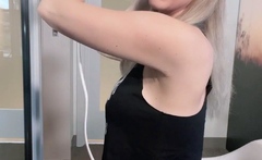 Chubby Blonde Brianna Solo Masturbation