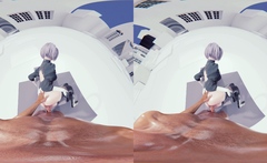 Two 3d cartoon cuties are ready for their bath