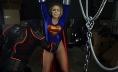Super woman fucked by the evil master