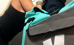 Olivia Ryder Blonde Blowjob Brunette Car Handjob
