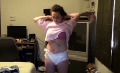 Ona: Shortalls Over Diaper