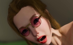 Psychedelic Sex! Blowjob Reverse Cowgirl Missionary Cumshot