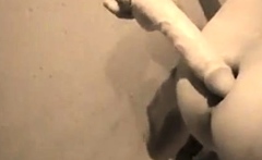 Twink Takes A Big Dildo Balls Deep