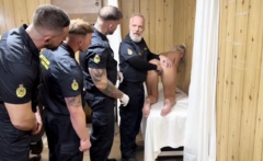 Bonnie Blue Gets Gangbang From Airport Security