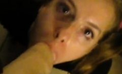 Amber Blank's Blowjob And Facial With A Pyramid Head Costume